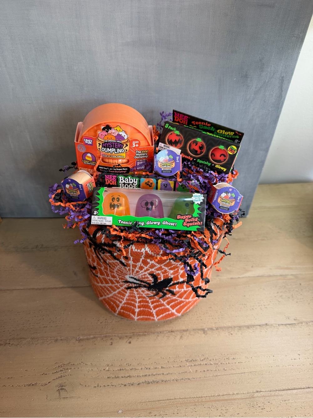 Halloween NeeDoh & RMS Dumpling Boo Basket